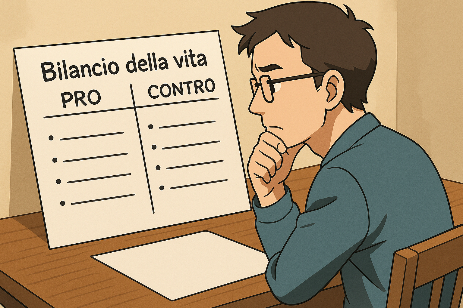 Tirare le somme della vita: Errore principale!