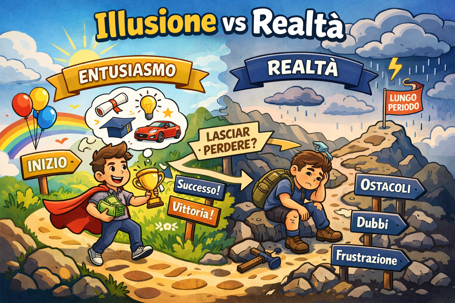 Non puoi immaginare dove sarai tra 5 anni...