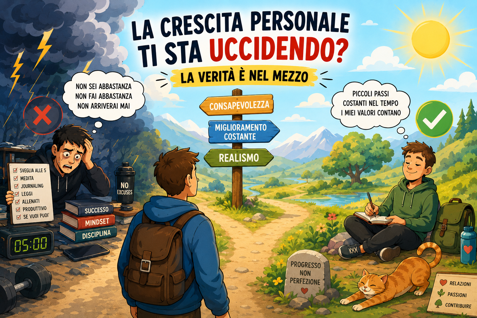La Crescita Personale ti sta uccidendo?