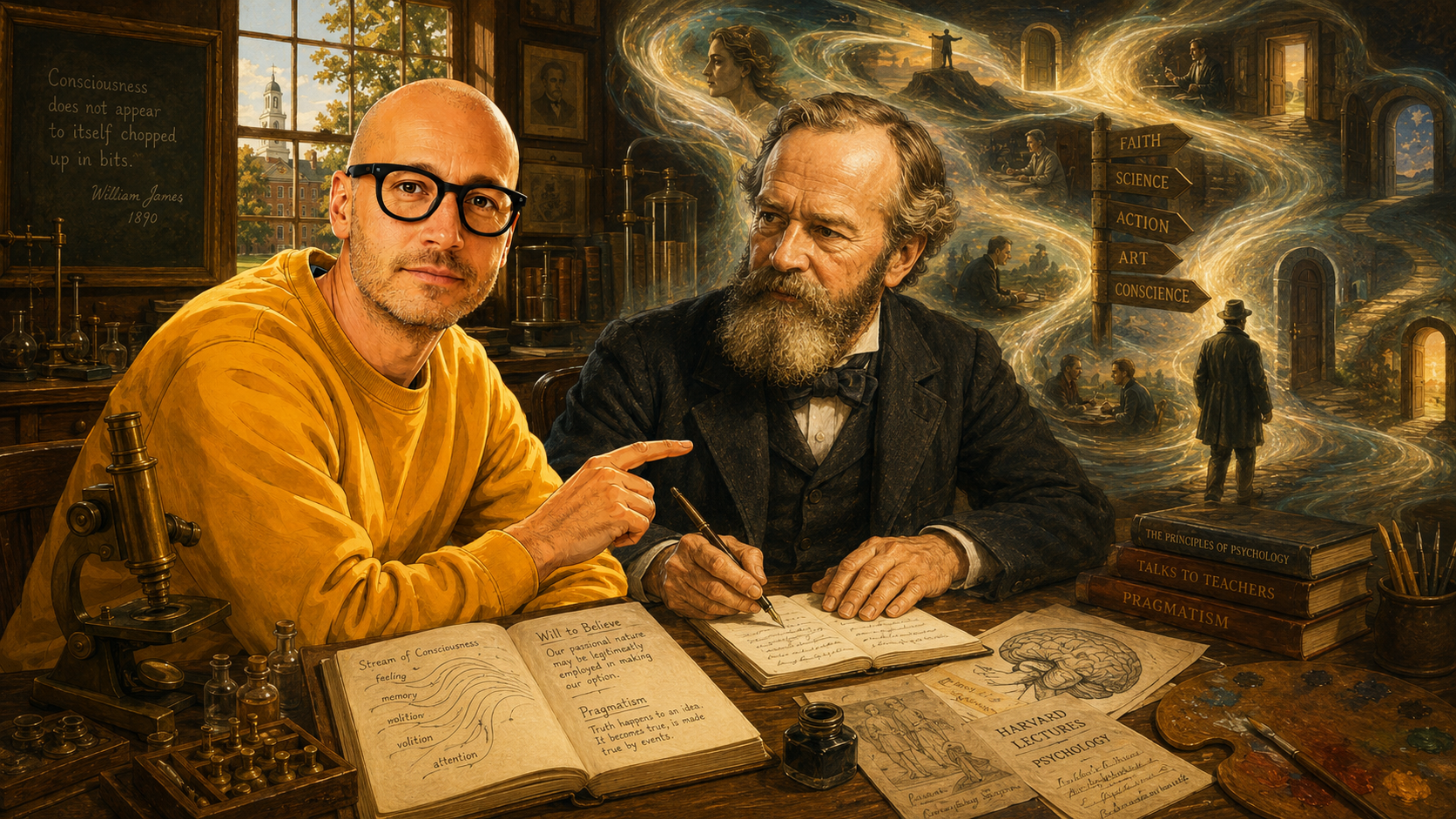Monografica su William James: Il Super Potere della Scelta