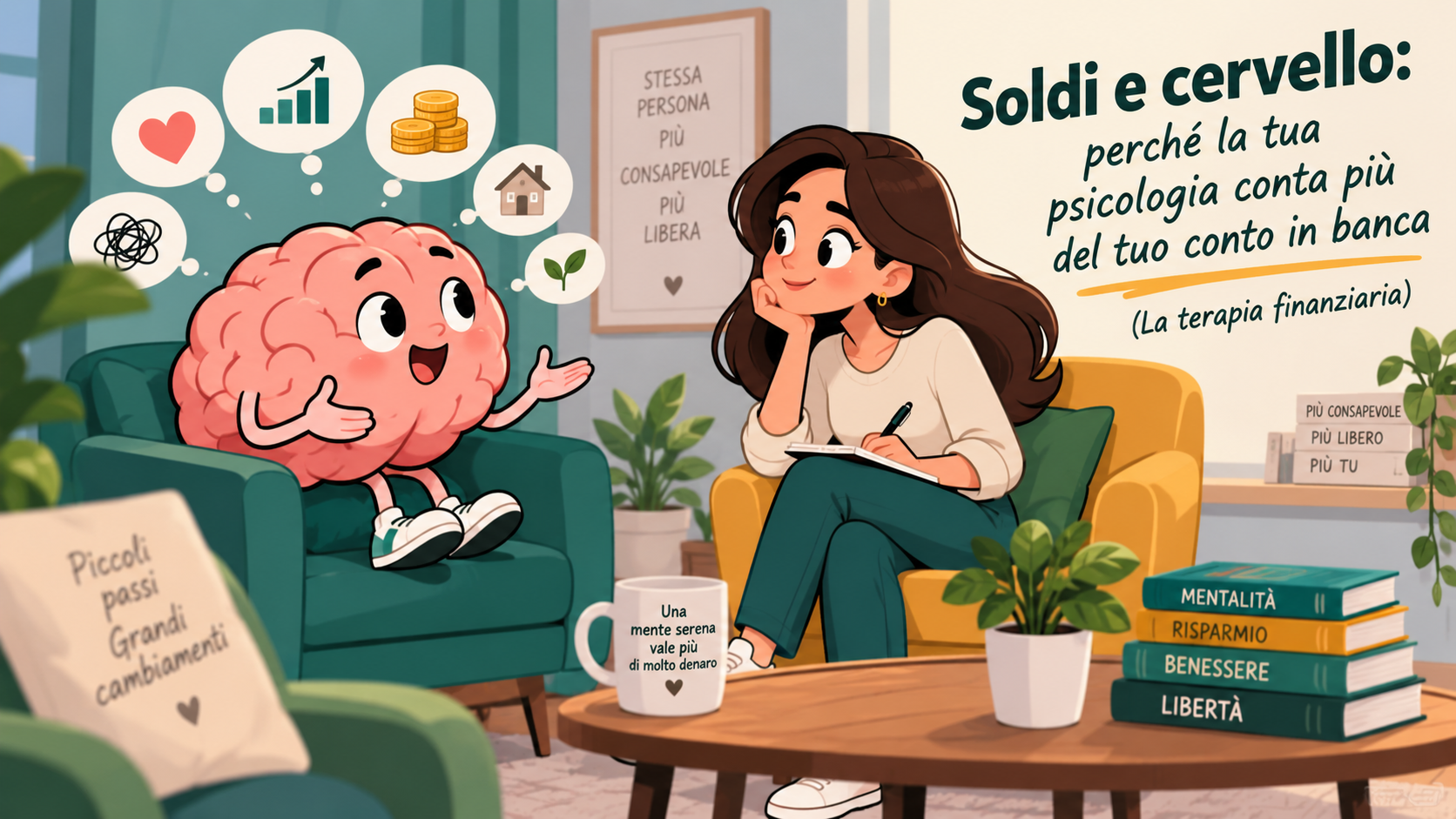 Soldi e cervello: perch&eacute; la tua psicologia conta pi&ugrave; del tuo conto in banca (La terapia finanziaria)